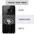 NFL San Franciso 49ers Black & White Galaxy S9 Skin