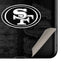 NFL San Franciso 49ers Black & White Galaxy Z Flip Skin