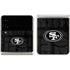 NFL San Franciso 49ers Black & White Galaxy Z Flip3 5G Skin