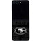NFL San Franciso 49ers Black & White Galaxy Z Flip5 5G Skin