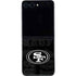 NFL San Franciso 49ers Black & White Galaxy Z Flip5 5G Skin