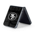 NFL San Franciso 49ers Black & White Galaxy Z Flip5 5G Skin