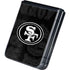 NFL San Franciso 49ers Black & White Galaxy Z Flip5 5G Skin