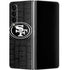 NFL San Franciso 49ers Black & White Galaxy Z Fold4 5G Skin