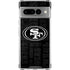 NFL San Franciso 49ers Black & White Google Pixel 7 Pro Clear Case