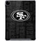 NFL San Franciso 49ers Black & White iPad Pro 12.9in (2020) Clear Case