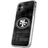NFL San Franciso 49ers Black & White iPhone 11 Clear Case