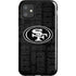 NFL San Franciso 49ers Black & White iPhone 11 Impact Case
