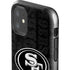 NFL San Franciso 49ers Black & White iPhone 11 Impact Case