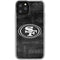 NFL San Franciso 49ers Black & White iPhone 11 Pro Clear Case