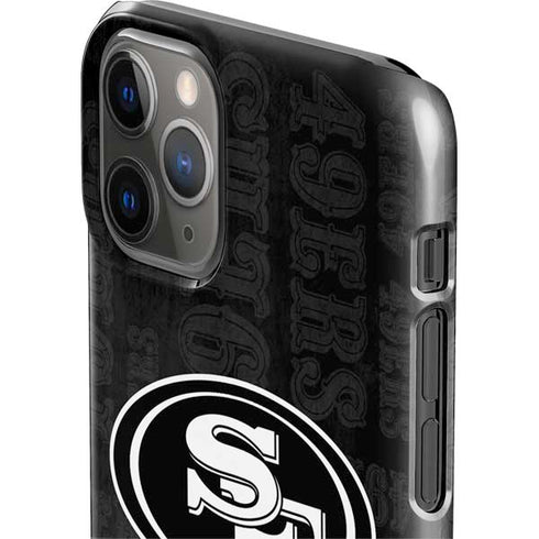 NFL San Franciso 49ers Black & White iPhone 11 Pro Lite Case