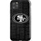 NFL San Franciso 49ers Black & White iPhone 11 Pro Max Impact Case