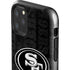 NFL San Franciso 49ers Black & White iPhone 11 Pro Max Impact Case