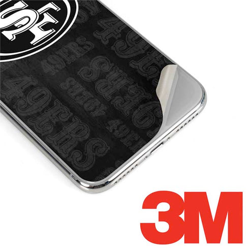 NFL San Franciso 49ers Black & White iPhone 11 Pro Skin