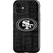 NFL San Franciso 49ers Black & White iPhone 12 Impact Case