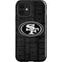 NFL San Franciso 49ers Black & White iPhone 12 Impact Case