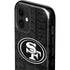 NFL San Franciso 49ers Black & White iPhone 12 Impact Case