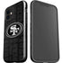 NFL San Franciso 49ers Black & White iPhone 12 Impact Case