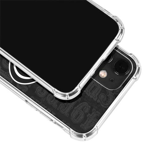 NFL San Franciso 49ers Black & White iPhone 12 Mini Clear Case