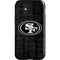 NFL San Franciso 49ers Black & White iPhone 12 Mini Impact Case
