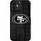 NFL San Franciso 49ers Black & White iPhone 12 Mini Lite Case