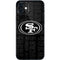 NFL San Franciso 49ers Black & White iPhone 12 Mini Skin