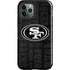 NFL San Franciso 49ers Black & White iPhone 12 Pro Impact Case