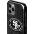 NFL San Franciso 49ers Black & White iPhone 12 Pro Impact Case
