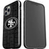 NFL San Franciso 49ers Black & White iPhone 12 Pro Impact Case