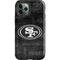 NFL San Franciso 49ers Black & White iPhone 12 Pro Max Impact Case