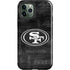 NFL San Franciso 49ers Black & White iPhone 12 Pro Max Impact Case