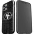 NFL San Franciso 49ers Black & White iPhone 12 Pro Max Impact Case
