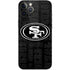 NFL San Franciso 49ers Black & White iPhone 12 Pro Max Skin