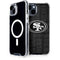 NFL San Franciso 49ers Black & White iPhone 13 MagSafe Case