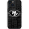 NFL San Franciso 49ers Black & White iPhone 13 Mini Skin