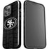 NFL San Franciso 49ers Black & White iPhone 13 Pro Max Impact Case