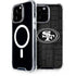 NFL San Franciso 49ers Black & White iPhone 13 Pro Max MagSafe Case