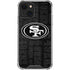 NFL San Franciso 49ers Black & White iPhone 14 Clear Case