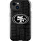 NFL San Franciso 49ers Black & White iPhone 15 Plus Impact Case