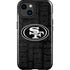 NFL San Franciso 49ers Black & White iPhone 15 Plus Impact Case