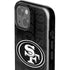 NFL San Franciso 49ers Black & White iPhone 14 Plus Impact Case