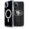 NFL San Franciso 49ers Black & White iPhone 15 MagSafe Case