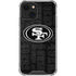 NFL San Franciso 49ers Black & White iPhone 14 Plus Clear Case