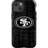 NFL San Franciso 49ers Black & White iPhone 15 Impact Case