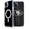 NFL San Franciso 49ers Black & White iPhone 15 Plus MagSafe Case