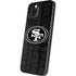 NFL San Franciso 49ers Black & White iPhone 15 Plus Skin