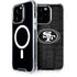 NFL San Franciso 49ers Black & White iPhone 15 Pro MagSafe Case