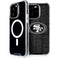 NFL San Franciso 49ers Black & White iPhone 14 Pro MagSafe Case