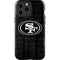 NFL San Franciso 49ers Black & White iPhone 15 Pro Max Impact Case