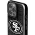 NFL San Franciso 49ers Black & White iPhone 15 Pro Max Impact Case